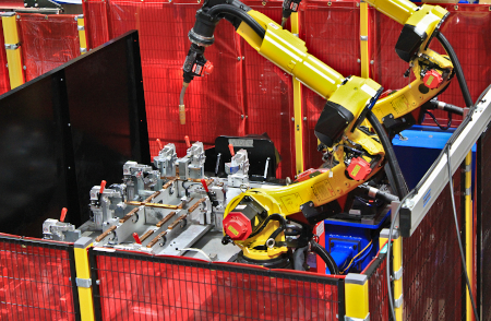 Making efficient use of robotics in machine welding.